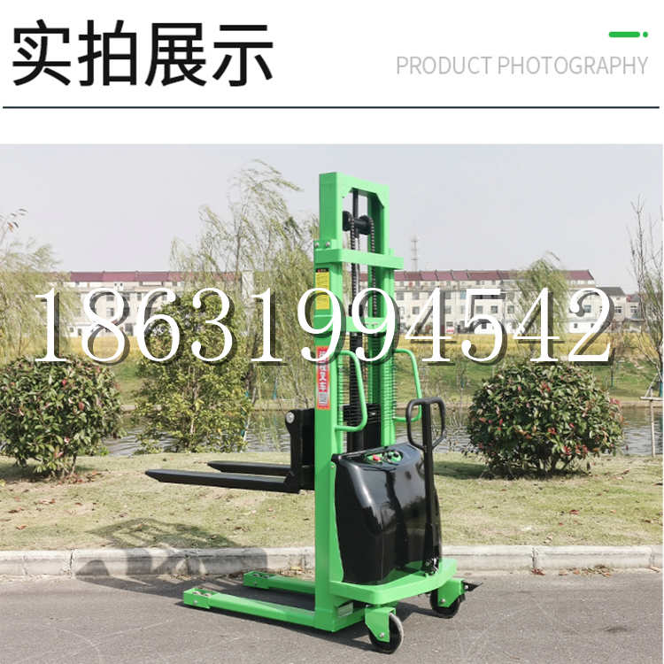 枋山乡电动叉车堆高车液压铲车电瓶1吨2吨站驾步行式小型全自动叉车